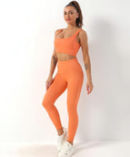 Yellow Orange Square Neck