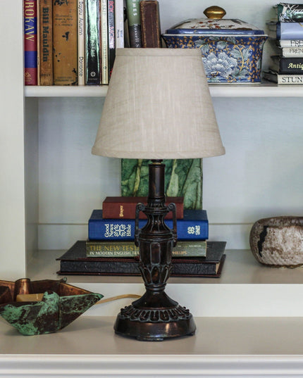 10" Light Wheat Hardback Empire Linen Lampshade