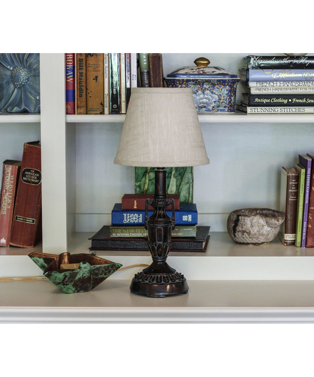 10" Light Wheat Hardback Empire Linen Lampshade