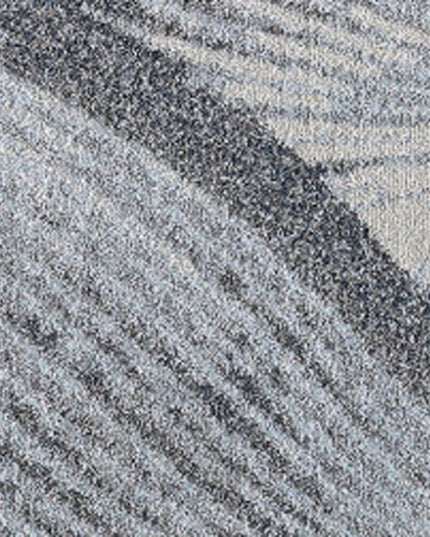 10' X 13' Gray Blue Abstract Waves Modern Area Rug