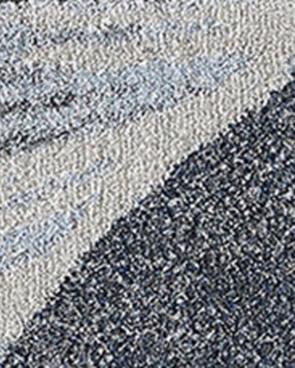 10' X 13' Gray Blue Abstract Waves Modern Area Rug