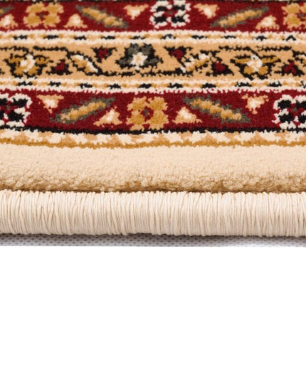 10' Beige And Ivory Oriental Runner Rug