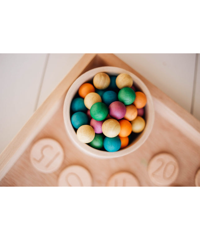 QToys Australia Wooden Ball set of 50