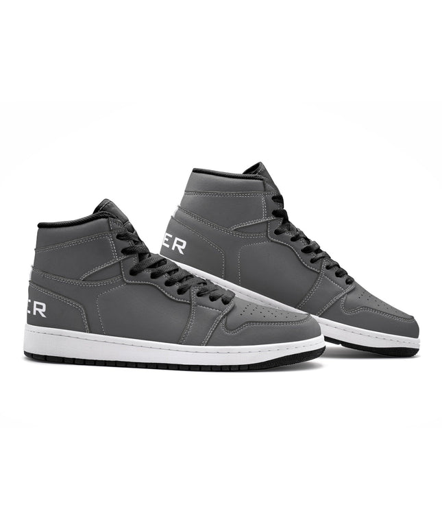 VIPER HIP HOP SHOES High Top Style 55TO Gray Sneakers