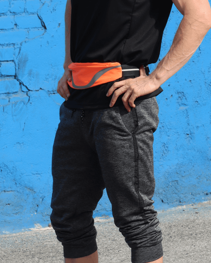 Water-Resistant Sport Waist Pack Running Belt with Reflective Strip