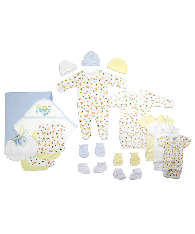 Newborn Baby Boys 21 Pc Layette Baby Shower Gift