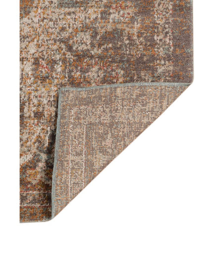 2' X 3' Beige Gray and Taupe Medallion Power Loom Area Rug