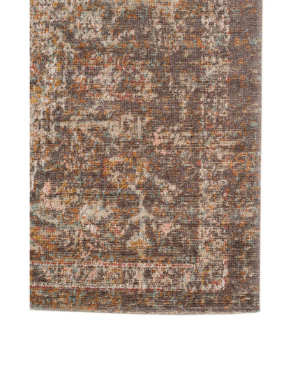 2' X 3' Beige Gray and Taupe Medallion Power Loom Area Rug