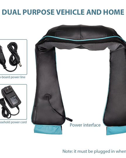 Multifunctional Electric Shiatsu Neck Back Massager with Soothing Heat