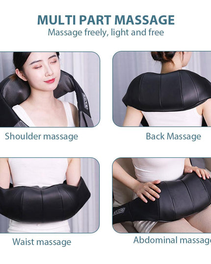 Multifunctional Electric Shiatsu Neck Back Massager with Soothing Heat