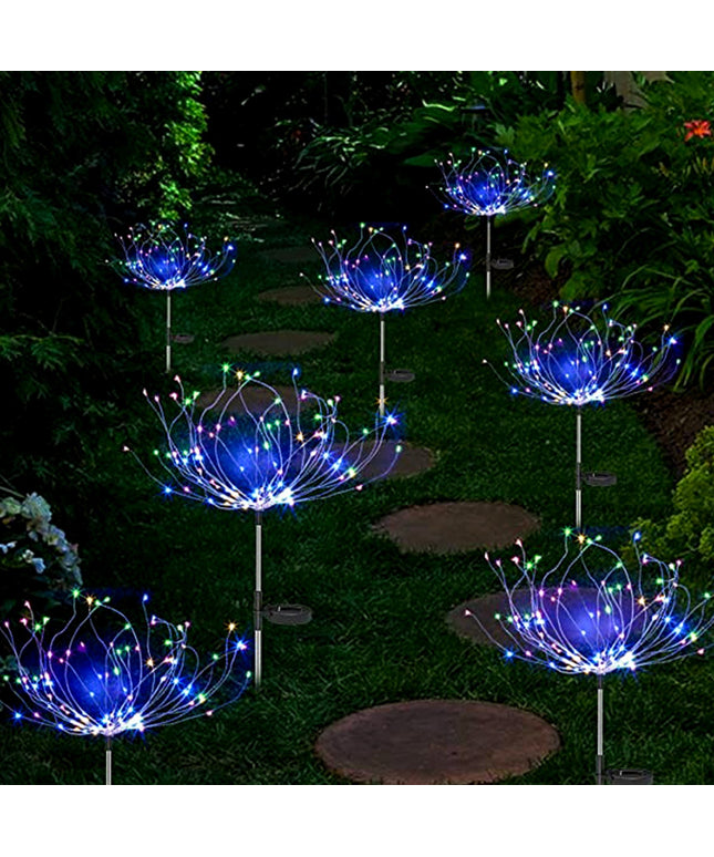 120LED  Solar Firework Lights Garden Christmas Decorations