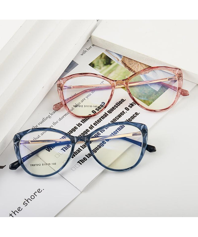 EP Anti - blue glasses Europe and the United States cat eye glasses