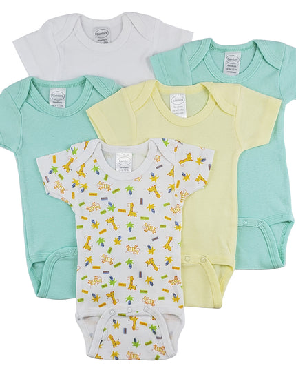 Bambini Short Sleeve One Piece 5 Pack