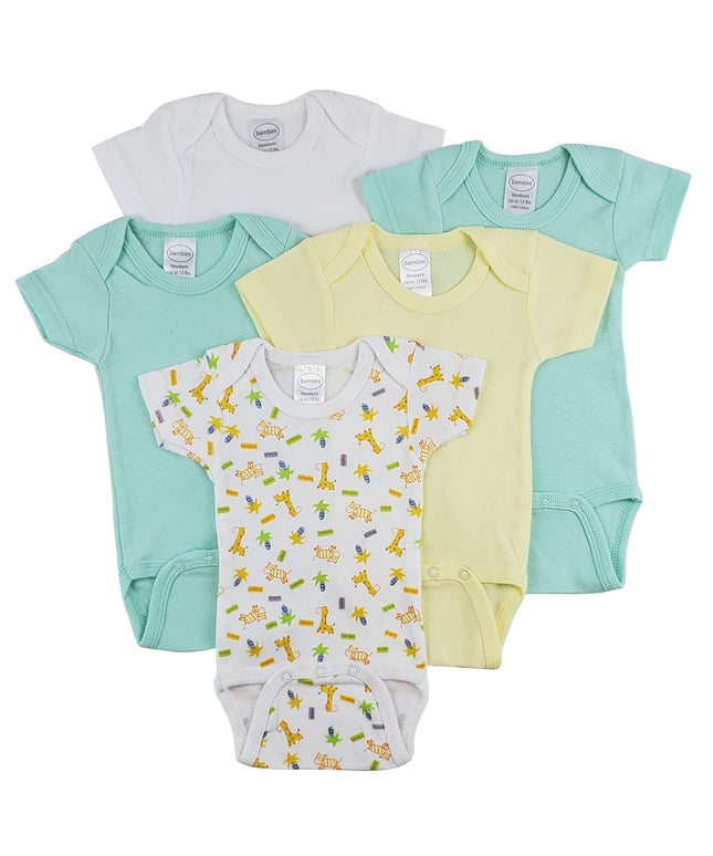 Bambini Short Sleeve One Piece 5 Pack
