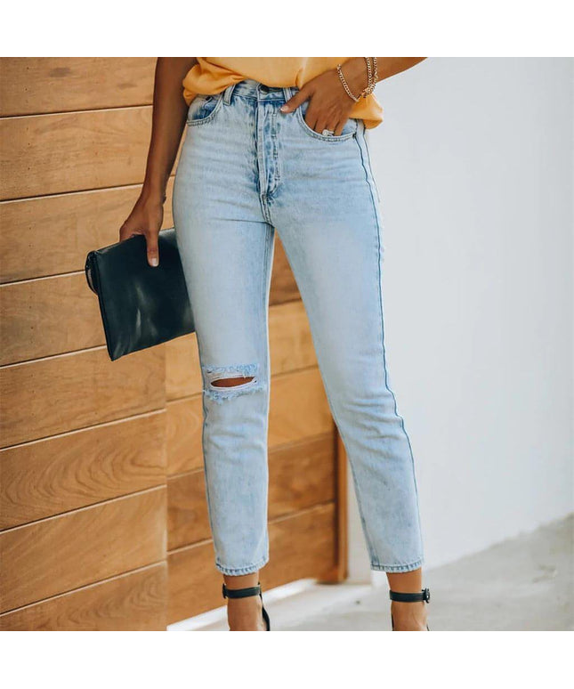 UrbanEase™ Women's Retro Denim Casual Pants Jeans