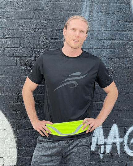Water-Resistant Sport Waist Pack Running Belt with Reflective Strip