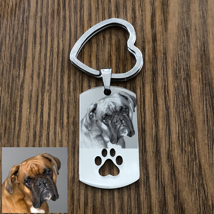 Keychain Stainless Steel Engraved