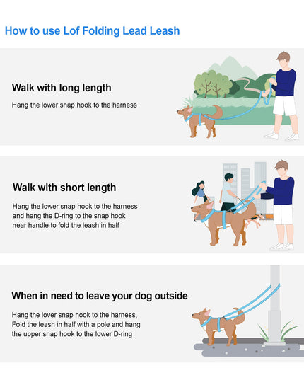 Lof Folding Lead Leash