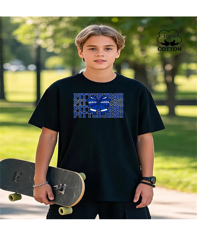 Summer Men Bow T-Shirt