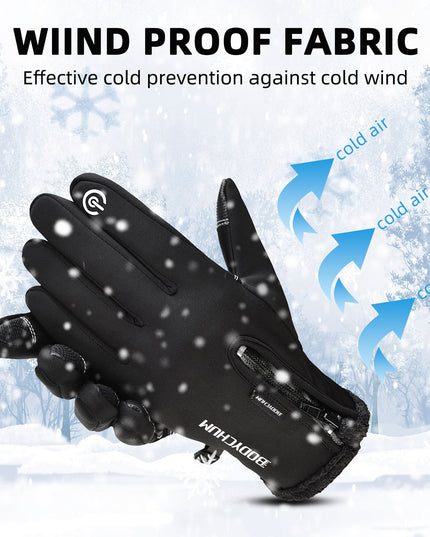 Winter Warm Gloves Touch Screen Gloves for Men Women Anti-Slip Driving