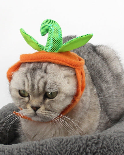 Halloween Pet Cats Costume Props Creative Pumpkin