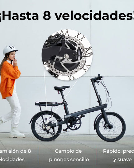 Electric Bike Xiaomi QiCycle C2 20" 250W Black