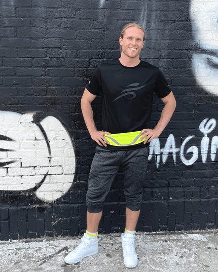 Water-Resistant Sport Waist Pack Running Belt with Reflective Strip