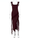 L / Wine Red