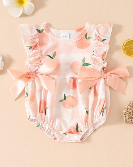 FruityNest™ – Baby Summer Romper with Short Sleeves