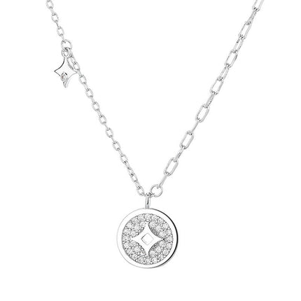 A Light Luxury Copper Coin New Chinese-Style Necklace