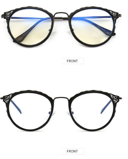 EP Anti-blue radiation glasses Korean version hollow ladies simple