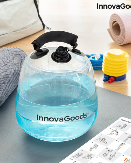 Water-filled Kettle Bell for Fitness Training with Exercise Guide
