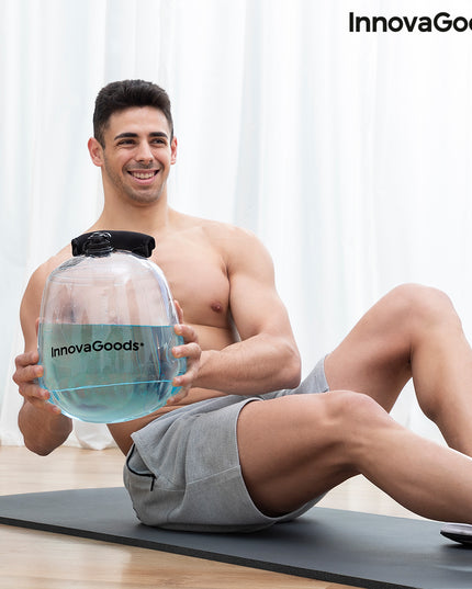 Water-filled Kettle Bell for Fitness Training with Exercise Guide