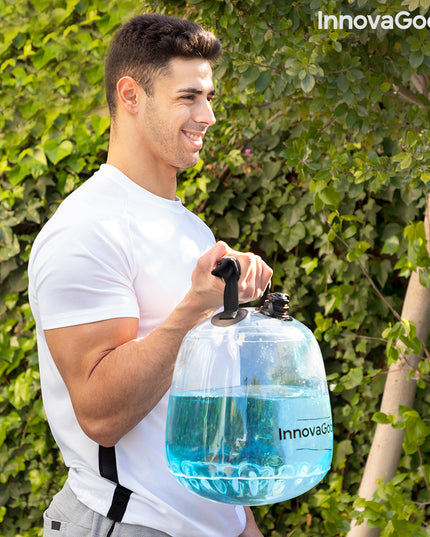 Water-filled Kettle Bell for Fitness Training with Exercise Guide