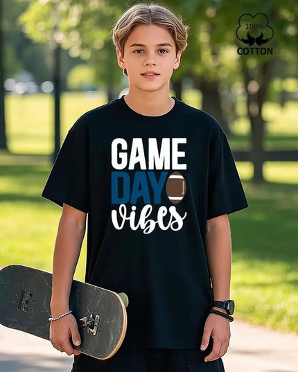 Men Short-Sleeved Shirt With Letter Print Design