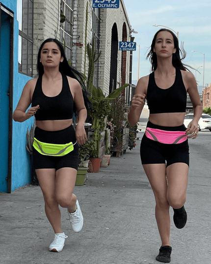 Water-Resistant Sport Waist Pack Running Belt with Reflective Strip