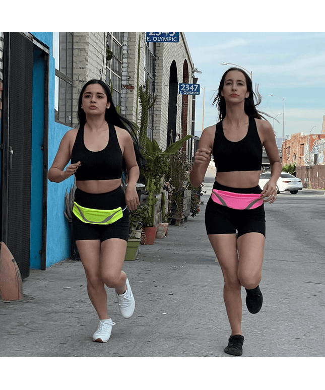 Water-Resistant Sport Waist Pack Running Belt with Reflective Strip