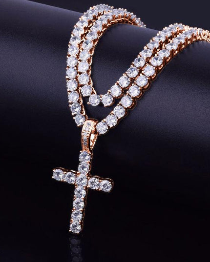 EMPEROR 3MM Tennis CZ Cross | 912721