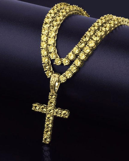 EMPEROR 3MM Tennis CZ Cross | 912721