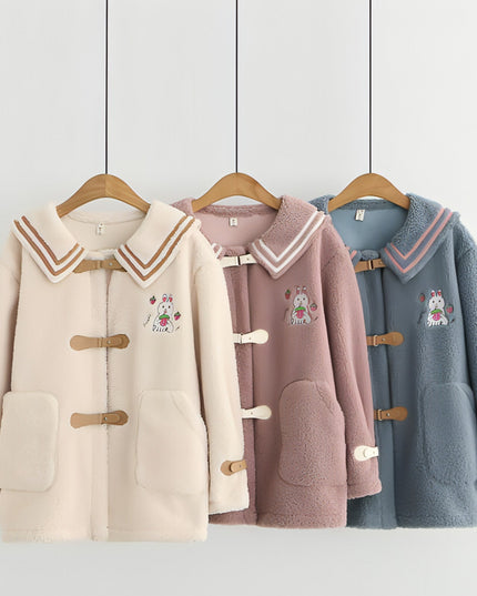 Youth Lamb Coat Rabbit