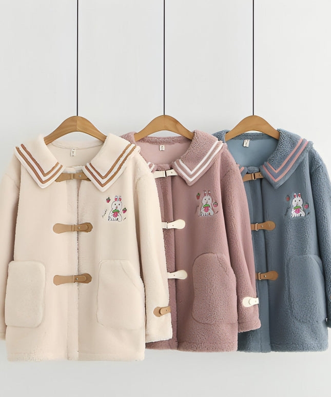 Youth Lamb Coat Rabbit