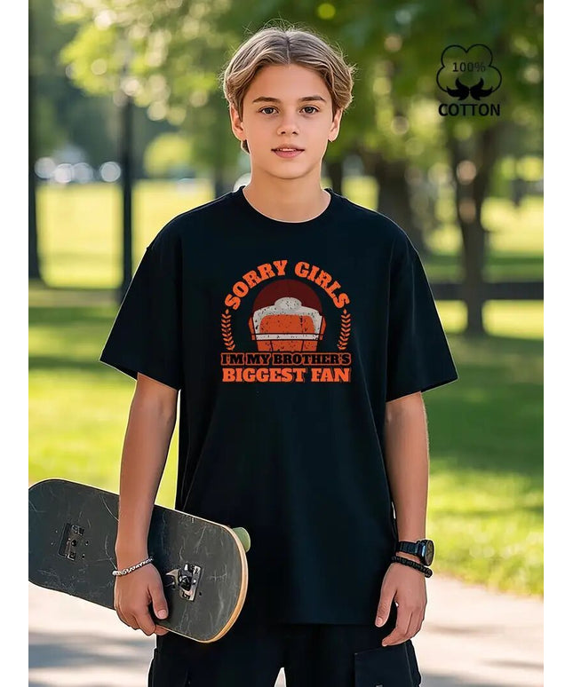 Trendy Men Summer Letter Print T-Shirt