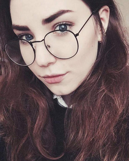 EP New Designer Woman Glasses Optical Frames Metal Round Glasses Frame