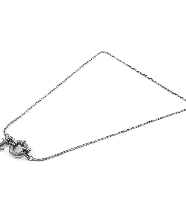 Clyde Anchor Signature Silver Necklace Pendant