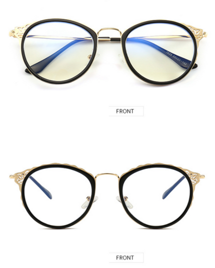 EP Anti-blue radiation glasses Korean version hollow ladies simple
