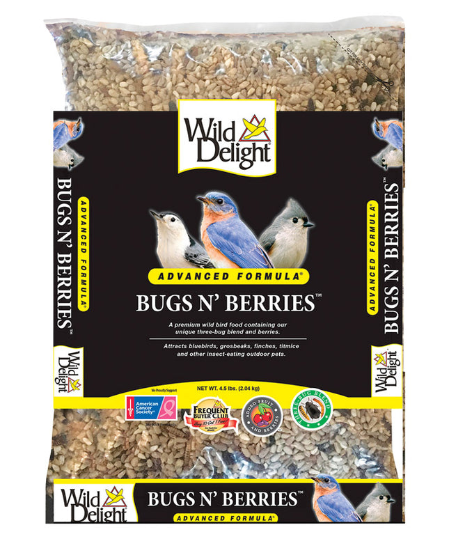 Wild Delight 8017728 Bugs N Berries Assorted Species Wild Bird Food Sa