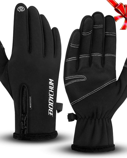 Winter Warm Gloves Touch Screen Gloves for Men Women Anti-Slip Driving