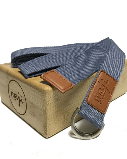 Bamboo Yoga Block & Strap Combo