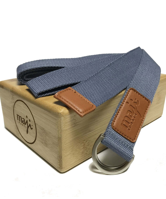 Bamboo Yoga Block & Strap Combo