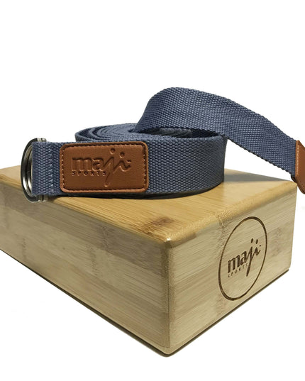 Bamboo Yoga Block & Strap Combo